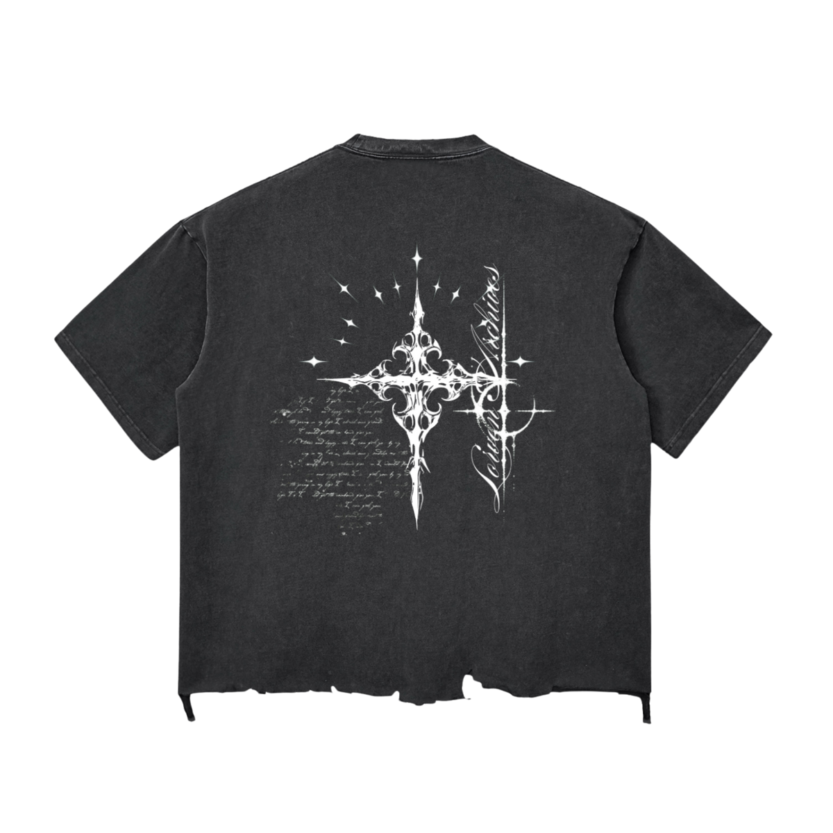 [ Jin Kazama ] Snow Wash Boxy ( Black )