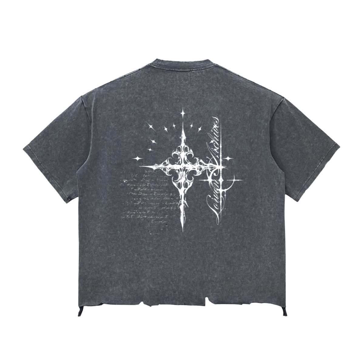 [ Jin Kazama ] Snow Wash Boxy ( Grey )